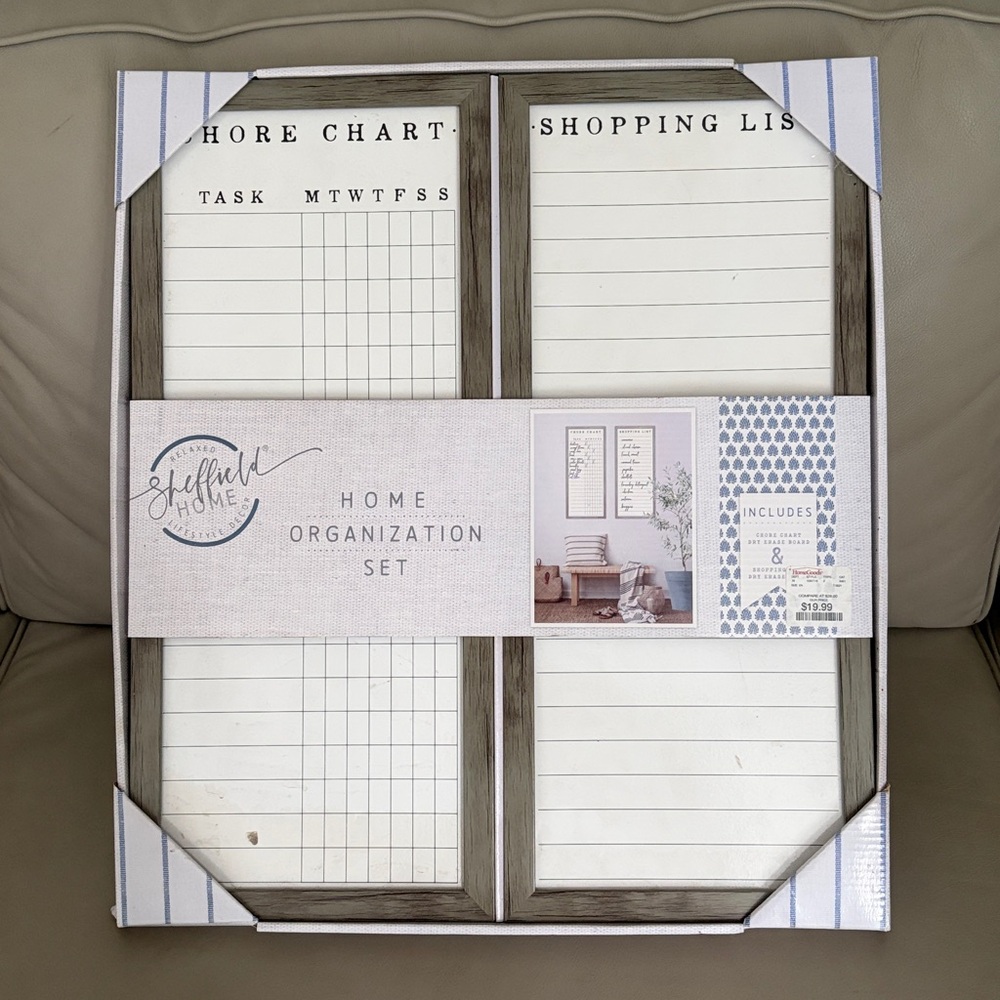Organization Set with Gray and White Frame